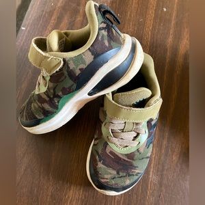 Camo Adidas tennis shoes. Like new condition. Toddler size 7 SOLD